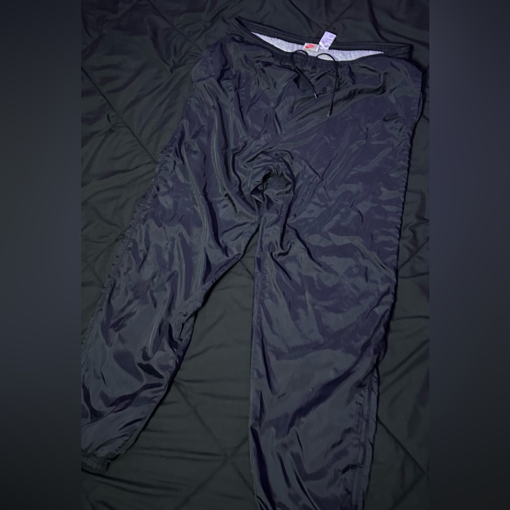 Vintage 80s  black Nike track pants
